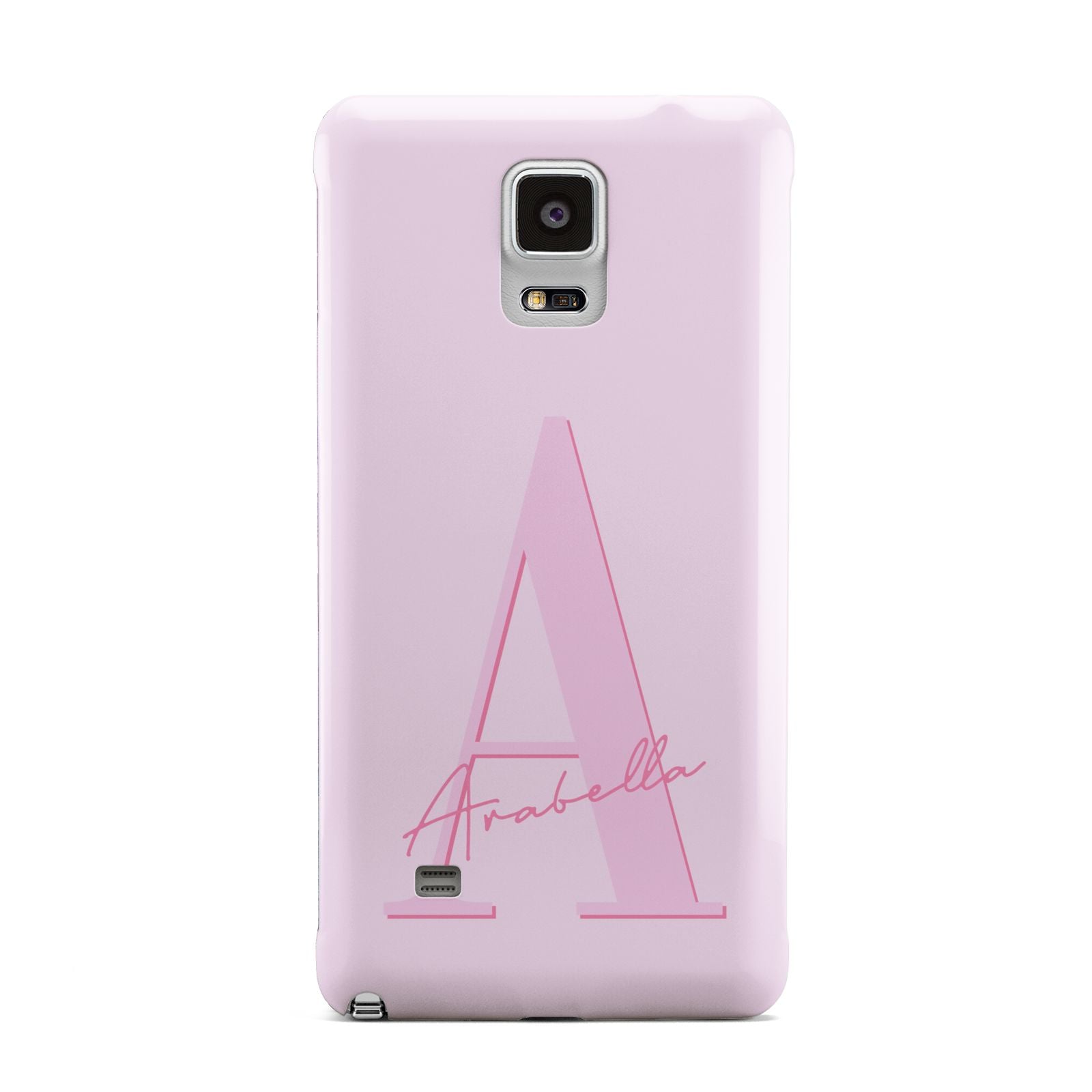 Personalised Pink Initial Samsung Galaxy Note 4 Case