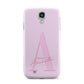 Personalised Pink Initial Samsung Galaxy S4 Case