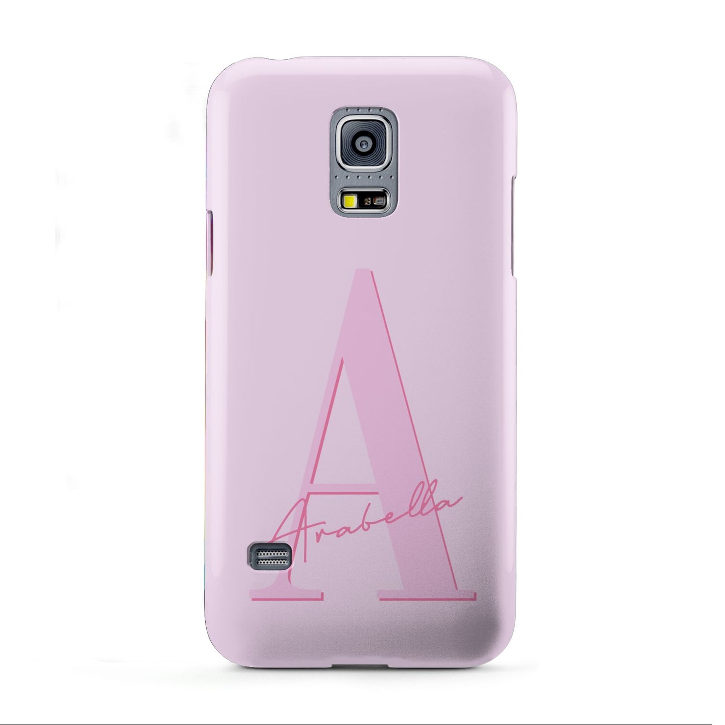 Personalised Pink Initial Samsung Galaxy S5 Mini Case