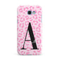 Personalised Pink Leopard Print Samsung Galaxy A7 2017 Case