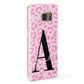 Personalised Pink Leopard Print Samsung Galaxy Case Fourty Five Degrees