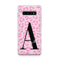 Personalised Pink Leopard Print Samsung Galaxy S10 Plus Case