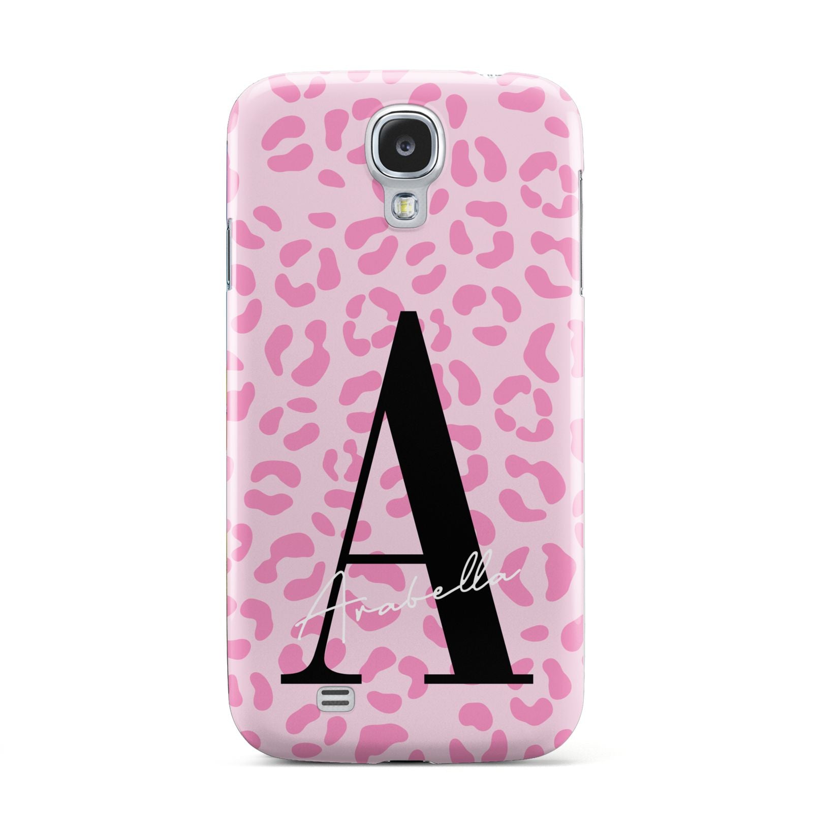 Personalised Pink Leopard Print Samsung Galaxy S4 Case