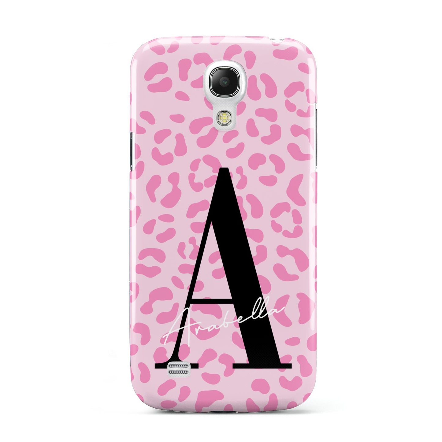 Personalised Pink Leopard Print Samsung Galaxy S4 Mini Case