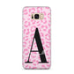 Personalised Pink Leopard Print Samsung Galaxy S8 Plus Case