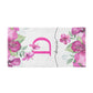 Personalised Pink Lilies Beach Towel Alternative Image