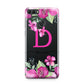Personalised Pink Lilies Huawei Y9 2018