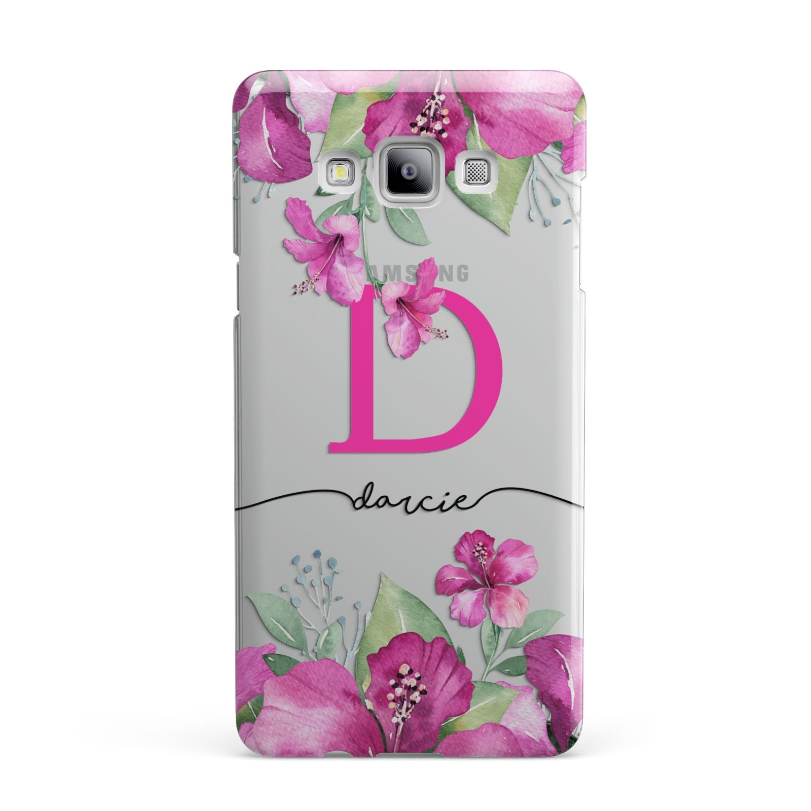 Personalised Pink Lilies Samsung Galaxy A7 2015 Case