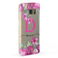 Personalised Pink Lilies Samsung Galaxy Case Fourty Five Degrees