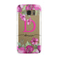 Personalised Pink Lilies Samsung Galaxy Case