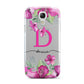 Personalised Pink Lilies Samsung Galaxy S4 Mini Case