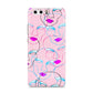 Personalised Pink Line Art Huawei P10 Phone Case