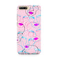 Personalised Pink Line Art Huawei Y6 2018