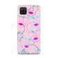 Personalised Pink Line Art Samsung M12 Case