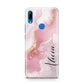 Personalised Pink Marble Huawei P Smart Z