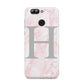 Personalised Pink Marble Initial 1 Custom Huawei Nova 2s Phone Case