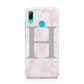 Personalised Pink Marble Initial 1 Custom Huawei P Smart 2019 Case