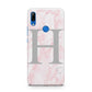 Personalised Pink Marble Initial 1 Custom Huawei P Smart Z