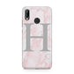 Personalised Pink Marble Initial 1 Custom Huawei P20 Lite Phone Case