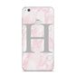 Personalised Pink Marble Initial 1 Custom Huawei P8 Lite Case