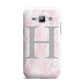 Personalised Pink Marble Initial 1 Custom Samsung Galaxy J1 2015 Case