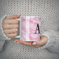 Personalised Pink Marble Monogrammed 10oz Mug Alternative Image 5