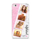 Personalised Pink Marble Photo Strip Huawei P8 Lite Case