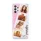 Personalised Pink Marble Photo Strip Samsung A32 5G Case