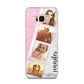 Personalised Pink Marble Photo Strip Samsung Galaxy S8 Plus Case
