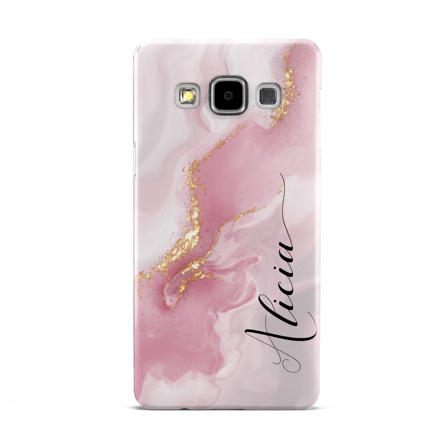 Personalised Pink Marble Samsung Galaxy A5 Case