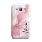 Personalised Pink Marble Samsung Galaxy J1 2015 Case