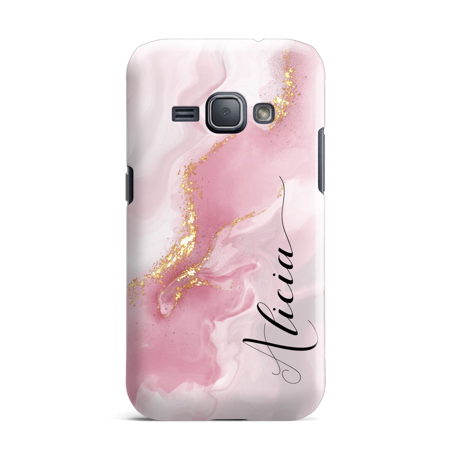 Personalised Pink Marble Samsung Galaxy J1 2016 Case