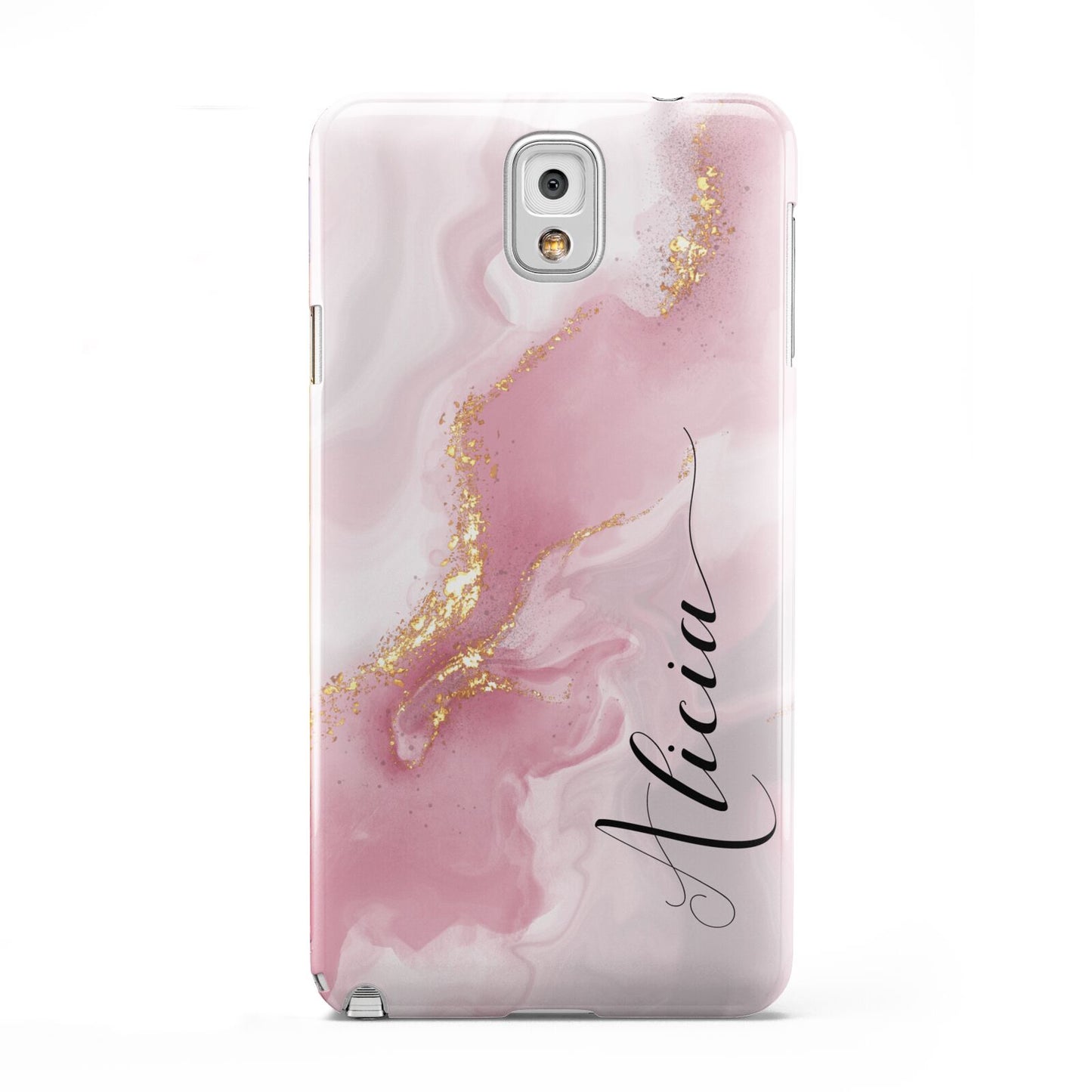 Personalised Pink Marble Samsung Galaxy Note 3 Case
