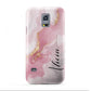 Personalised Pink Marble Samsung Galaxy S5 Mini Case