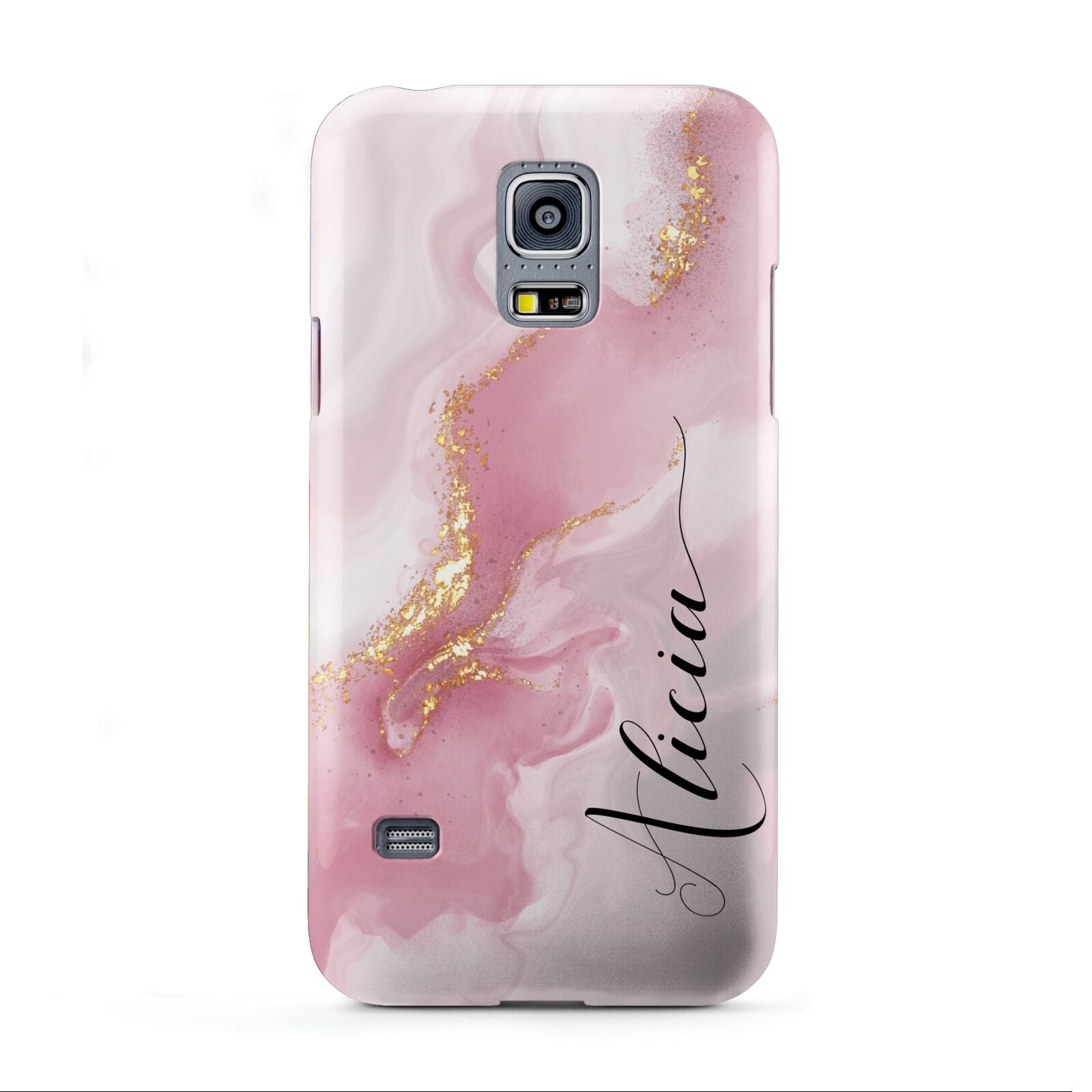 Personalised Pink Marble Samsung Galaxy S5 Mini Case