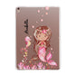 Personalised Pink Mermaid Apple iPad Rose Gold Case