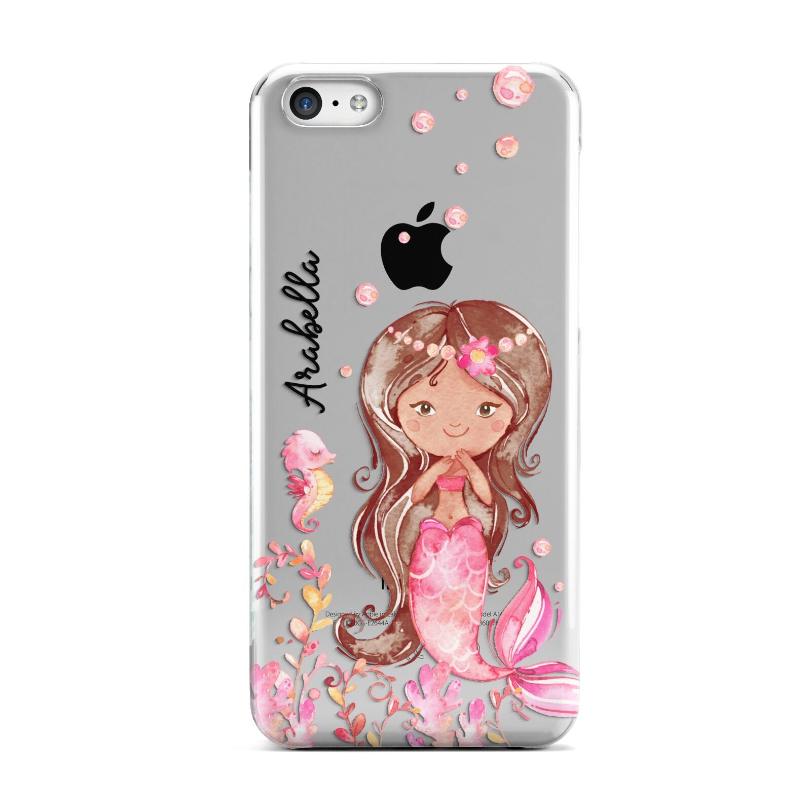 Personalised Pink Mermaid Apple iPhone 5c Case