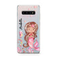 Personalised Pink Mermaid Protective Samsung Galaxy Case