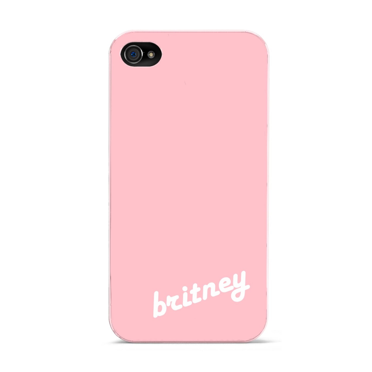 Personalised Pink Name Apple iPhone 4s Case