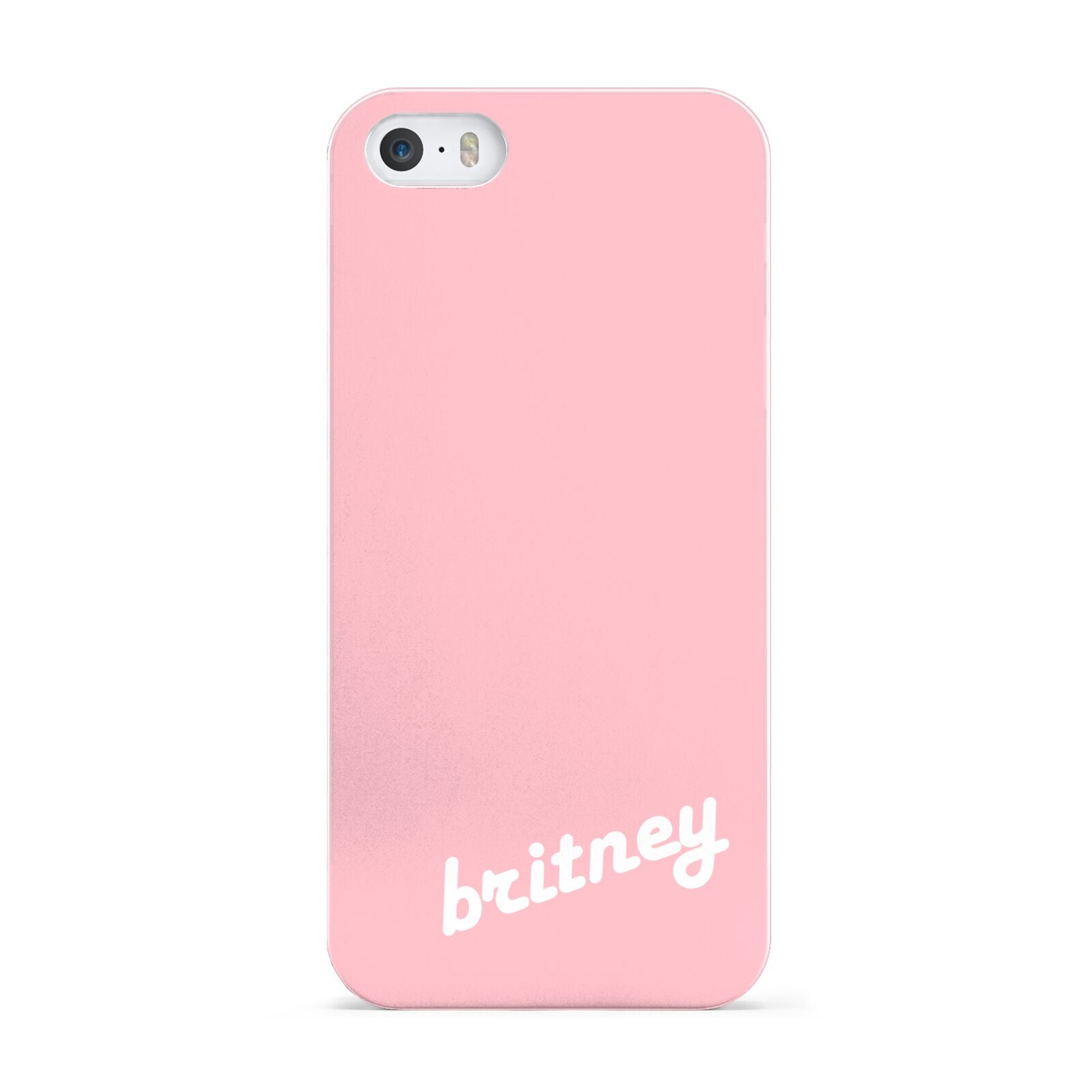 Personalised Pink Name Apple iPhone 5 Case