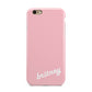 Personalised Pink Name Apple iPhone 6 3D Tough Case