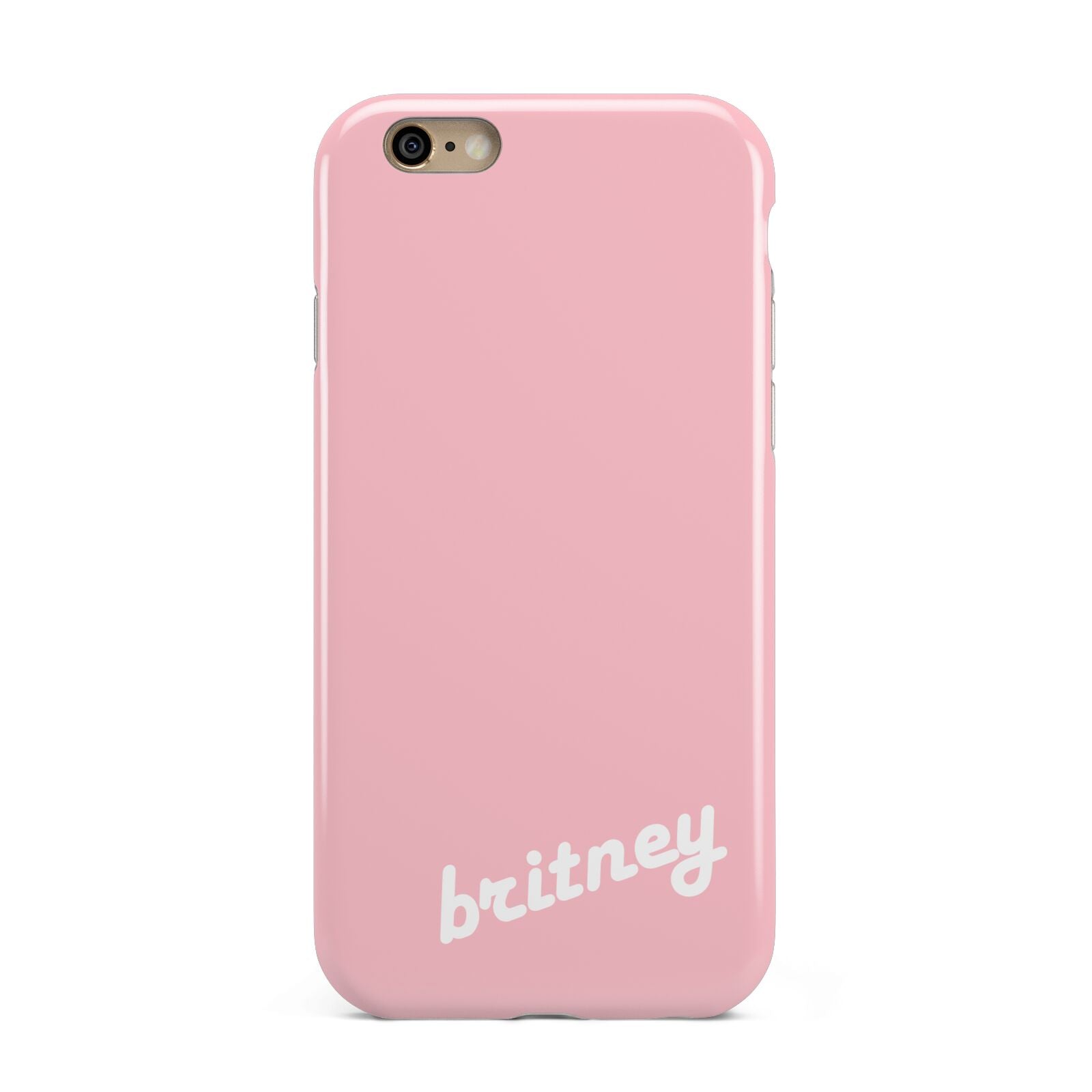 Personalised Pink Name Apple iPhone 6 3D Tough Case