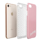 Personalised Pink Name Apple iPhone 7 8 3D Tough Case Expanded View