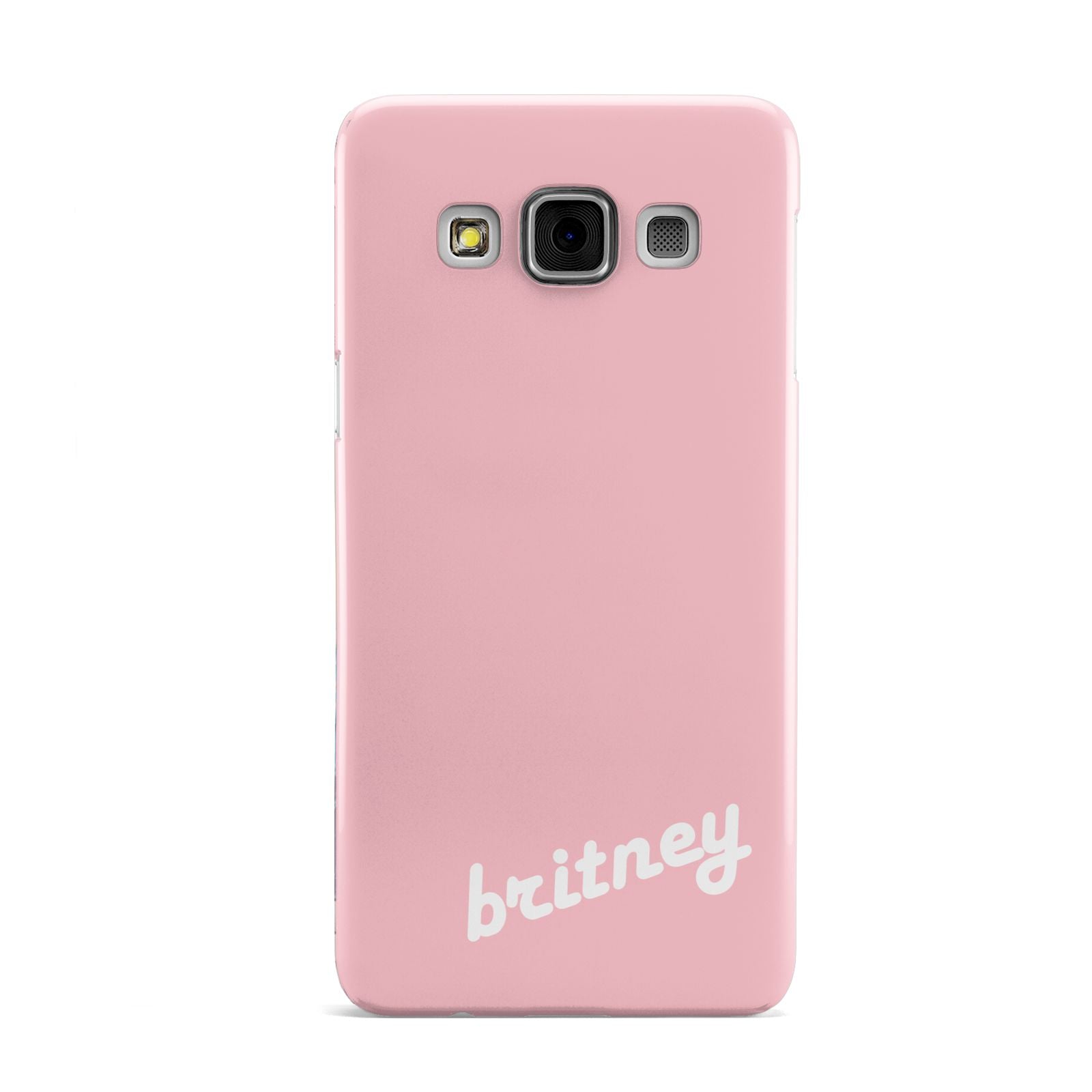 Personalised Pink Name Samsung Galaxy A3 Case