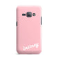 Personalised Pink Name Samsung Galaxy J1 2016 Case
