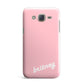 Personalised Pink Name Samsung Galaxy J7 Case