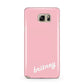 Personalised Pink Name Samsung Galaxy Note 5 Case