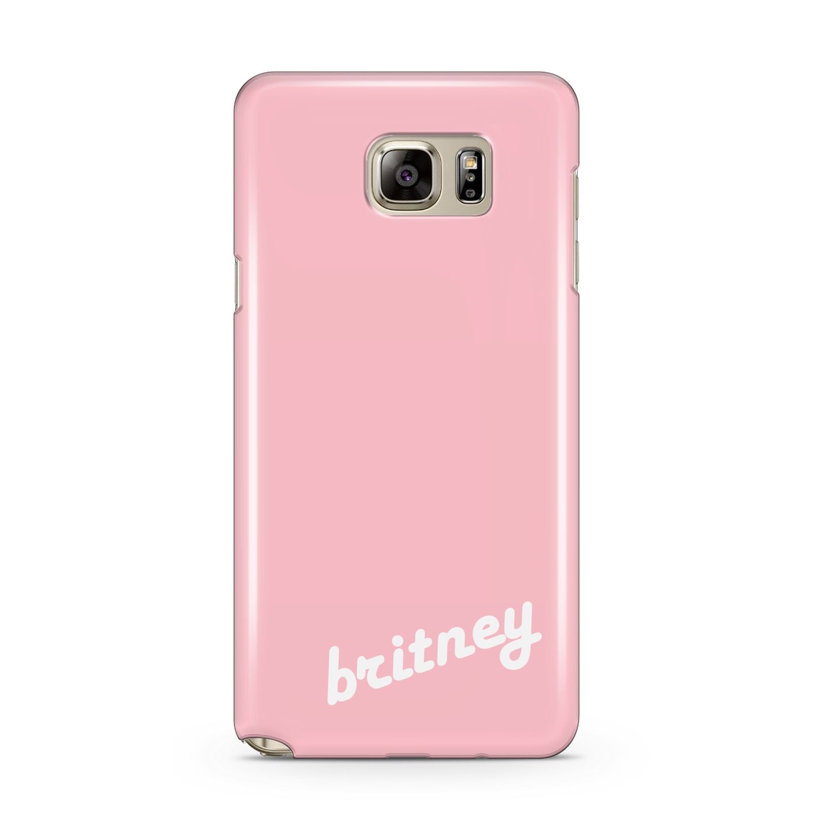 Personalised Pink Name Samsung Galaxy Note 5 Case