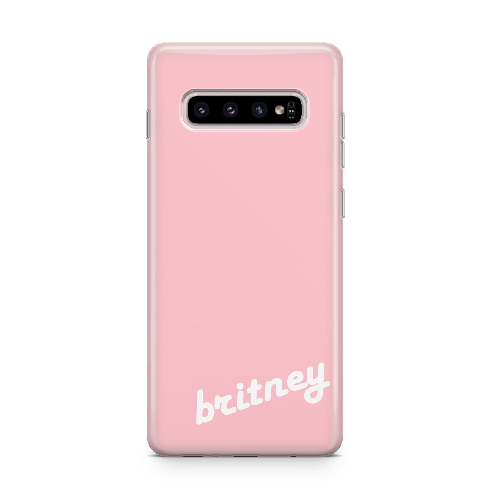 Personalised Pink Name Samsung Galaxy S10 Plus Case