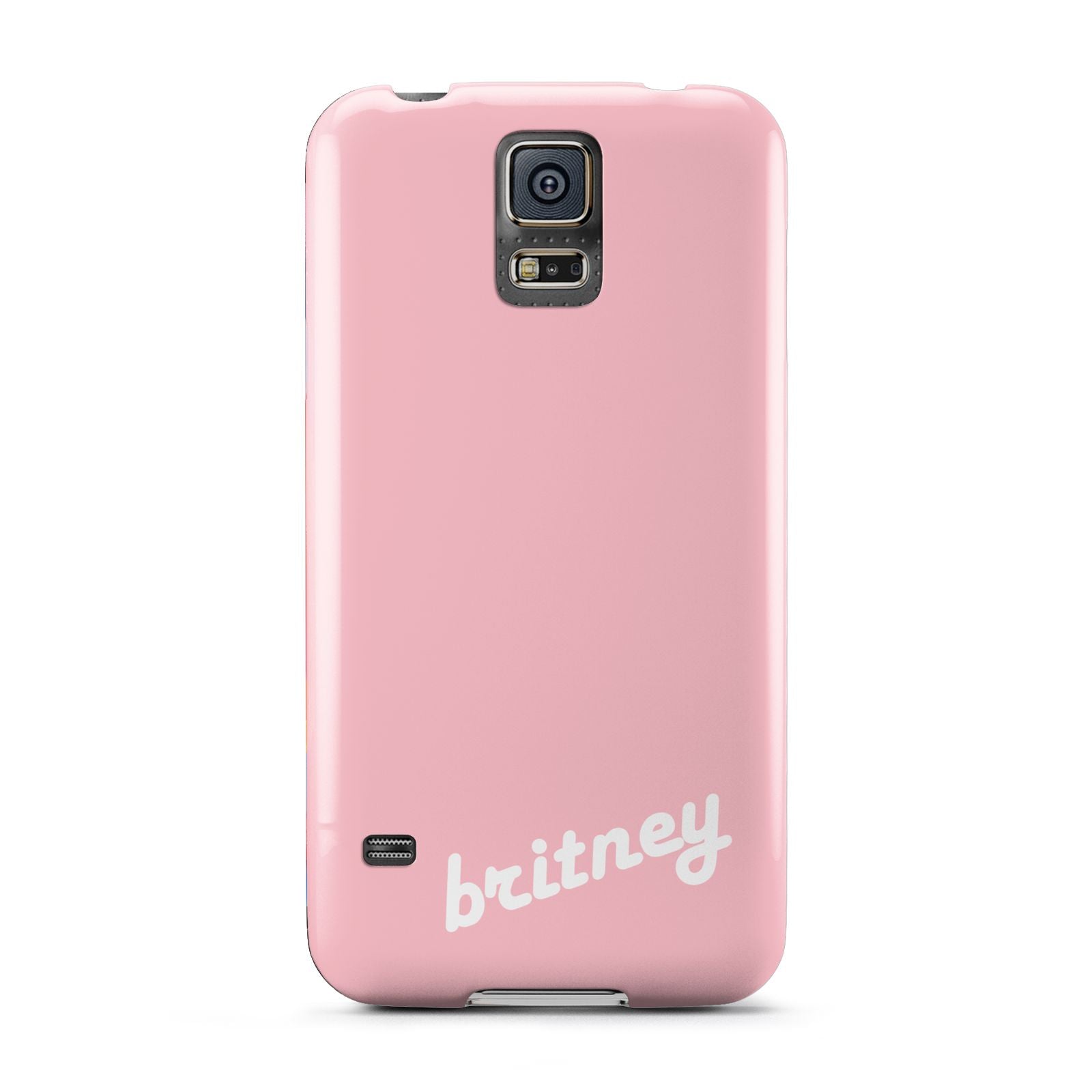 Personalised Pink Name Samsung Galaxy S5 Case
